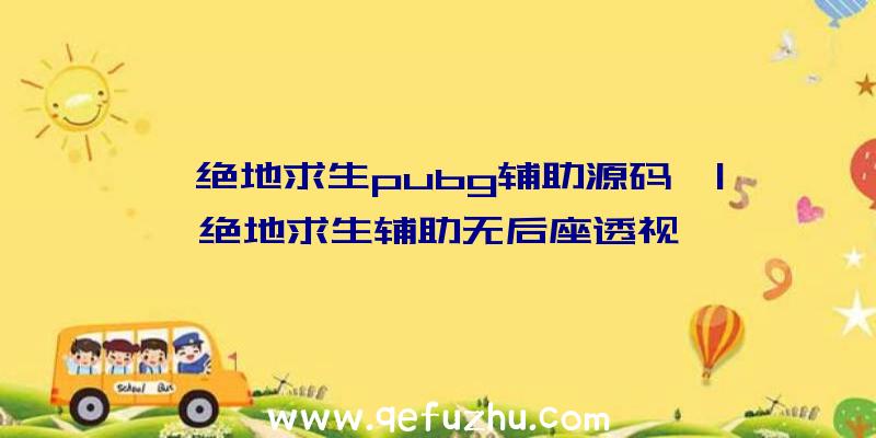 「绝地求生pubg辅助源码」|绝地求生辅助无后座透视